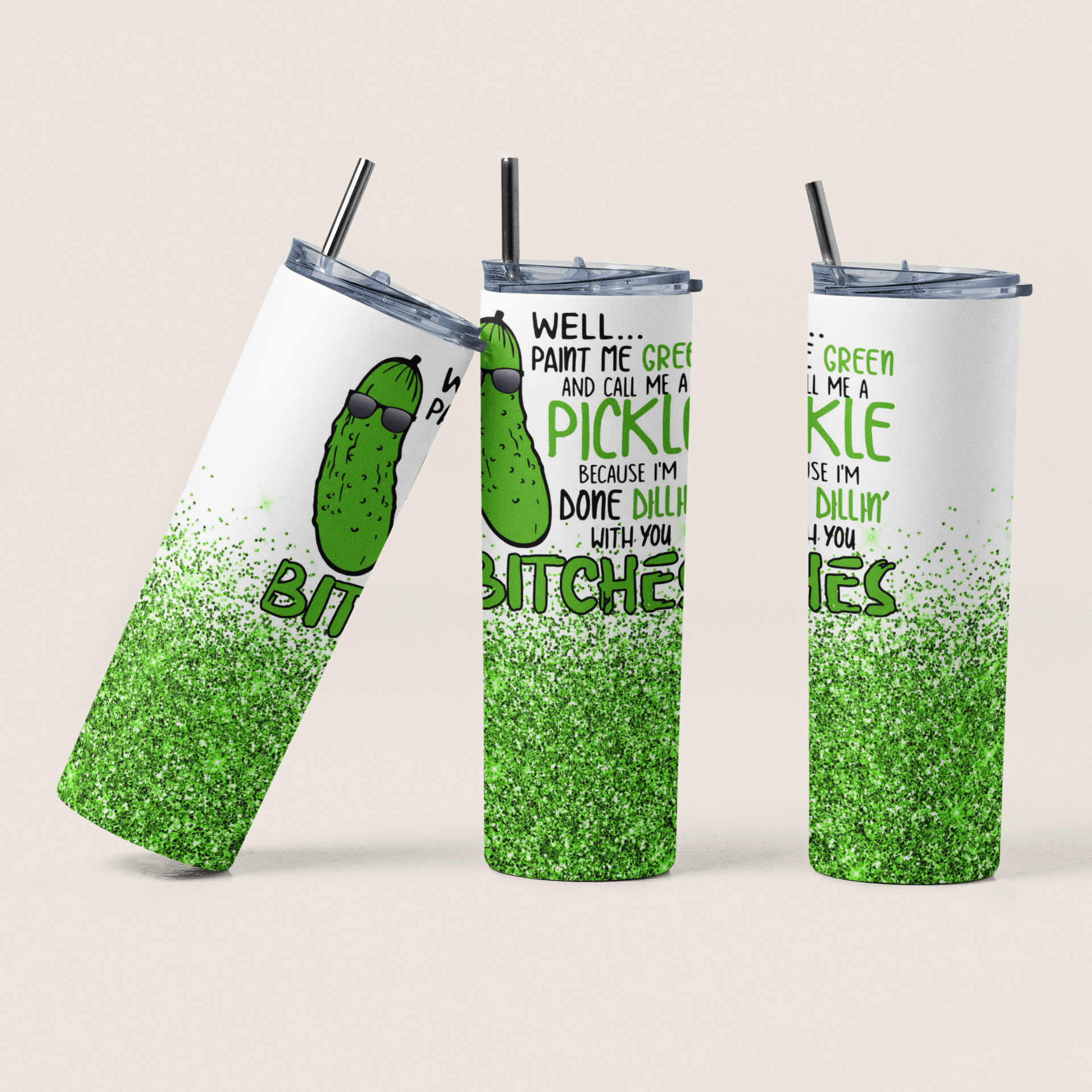 Tasse Humoristique ‘Pickle’ – Vert – Fabriquée Aux USA – Compatible Micro-ondes Et Lave-vaisselle